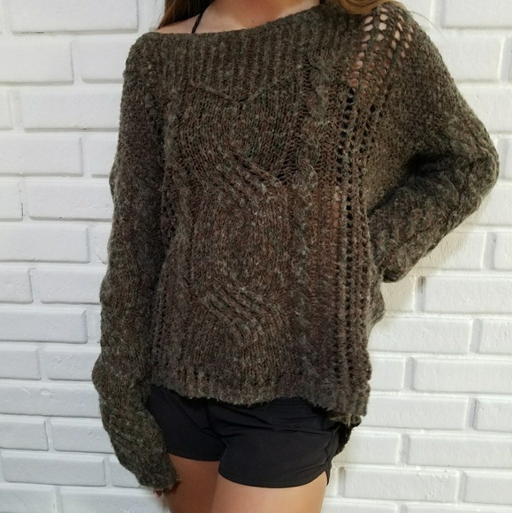 Free People Sweaters - Free People Open Knit Pull Over Sweater M